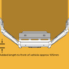 Oxley Bullbar - Suit Toyota Hilux 09/2020 - 2024 - No Fogs/No Recovery Points
