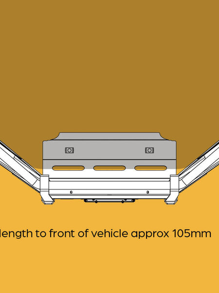 Oxley Bullbar - Suit Toyota Hilux 09/2020 - 2024 - No Fogs/No Recovery Points