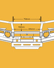 Oxley Bullbar - Suit Toyota Hilux 09/2020+ with Fogs and Tow Points