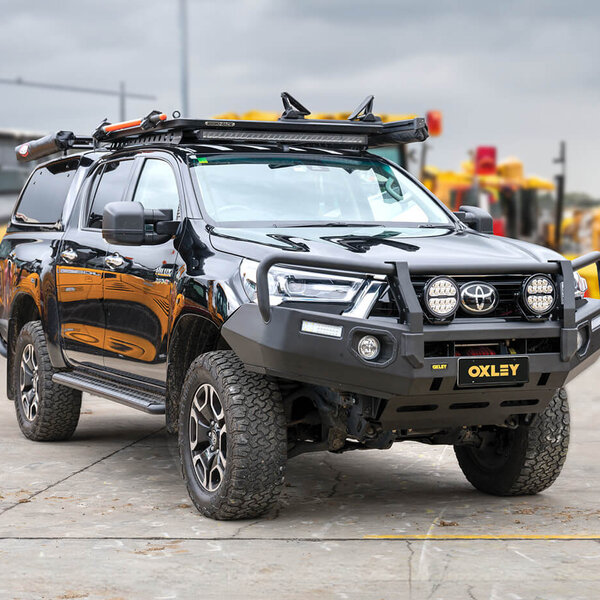Oxley Bullbar - Suit Toyota Hilux 09/2020+ with Fogs and Tow Points