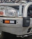 The 4wd Zone Bullbar Indicator/Parker LED Indicator/Park Lights and Infill Plates - Black - Pair