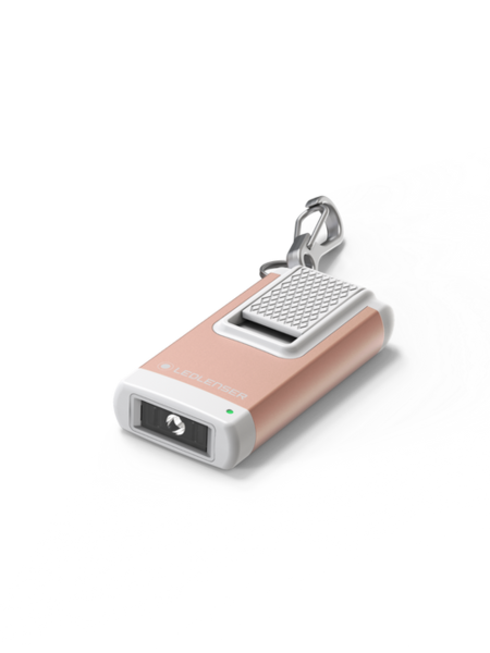 Ledlenser K4R 120lm Rechargeable LED Pocket Keyring -  Rose Gold