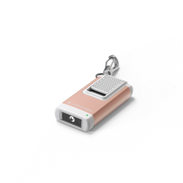 Ledlenser K4R 120lm Rechargeable LED Pocket Keyring -  Rose Gold