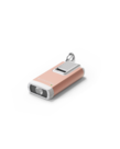 LED Lenser Ledlenser K6R 400lm Rechargeable LED Pocket Keyring  With Red Light Mode - Rose Gold