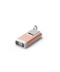 Ledlenser K6R 400lm Rechargeable LED Pocket Keyring  With Red Light Mode - Rose Gold