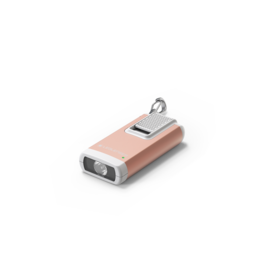 Ledlenser K6R 400lm Rechargeable LED Pocket Keyring  With Red Light Mode - Rose Gold
