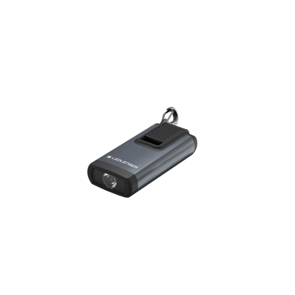 Ledlenser K6R 400lm Rechargeable LED Pocket Keyring  With Red Light Mode - Grey