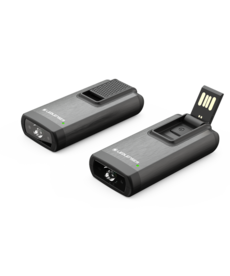 LED Lenser Ledlenser K6R 400lm Rechargeable LED Keyring with 4Gb  Flash Memory Storage Red Light Mode - Grey