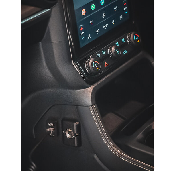 TLR - UHF Microphone Mount – Ford Ranger / Everest / Ranger Raptor – Centre console Left Hand Side