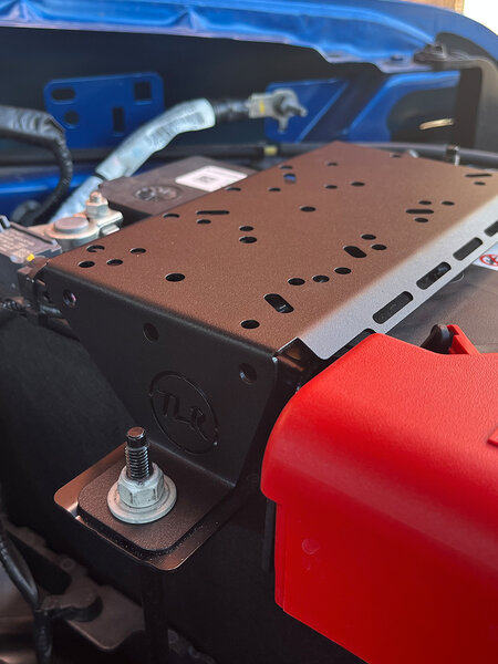 TLR - Electrical Accessory Bracket – Ford Ranger RA / Ranger Raptor RA / Everest (Next Gen) – VW Amarok (2nd Gen) – OEM Battery