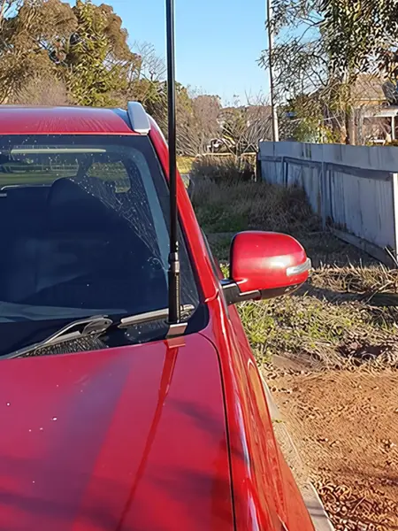 GMF 4x4 Mitsubishi Outlander 2017-2021 Bonnet Aerial UHF Antenna Bracket - Passenger Side