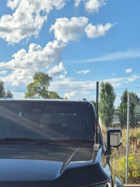 GMF 4x4 - Toyota Prado 250 2024+/ Lexus GX550 2024+ Bonnet Aerial UHF Antenna Bracket