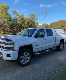 GMF 4x4 - Chevrolet Silverado 2500 Bonnet Aerial UHF Antenna Bracket 2015-2019 - Passenger Side