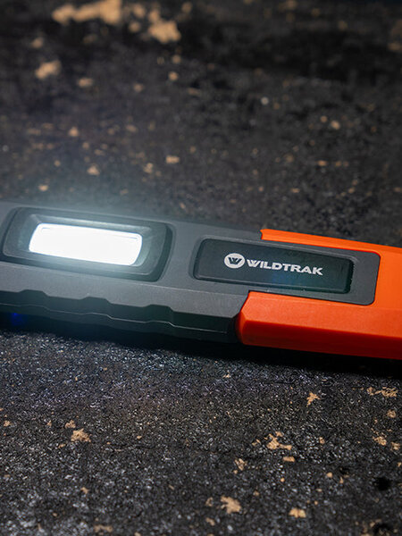 Wildtrack - Handheld Work Light, Rechargeable, Duel Lighting Modes, 180 Swivel, Magnetic Base, USB-C Fast Charge, Water & Shock Proof