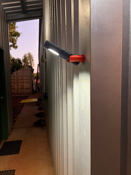 Wildtrack - Handheld Work Light, Rechargeable, Duel Lighting Modes, 180 Swivel, Magnetic Base, USB-C Fast Charge, Water & Shock Proof