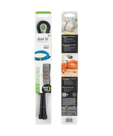 Nite-Ize Gear Tie Reusable Rubber Twist Tie 24 in - 2 Pack - Black Nite-Ize Gear Tie Reusable Rubber Twist Tie 24 in - 2 Pack - Black