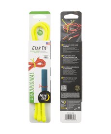 Nite-Ize Gear Tie Reusable Rubber Twist Tie 18 in - 2 Pack - Neon Yellow Nite-Ize Gear Tie Reusable Rubber Twist Tie 18 in - 2 Pack - Neon Yellow