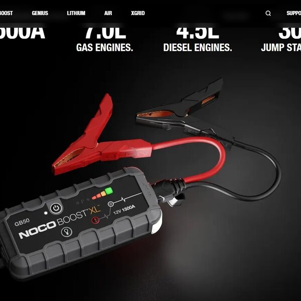 NOCO BOOST 12V 1500A JUMP STARTER
