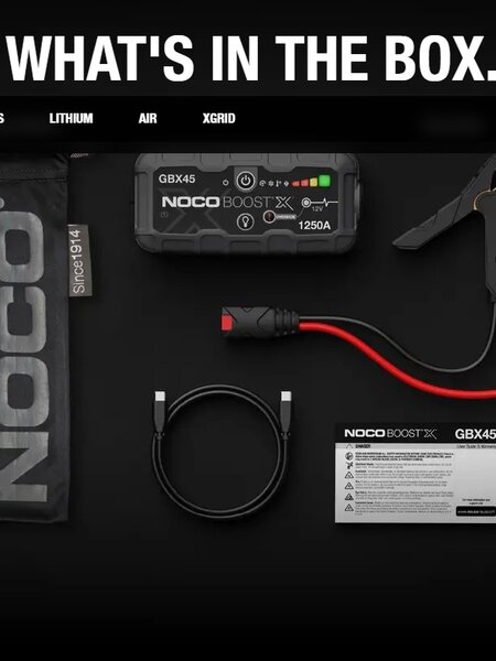 NOCO 1250A 12V Boost X UltraSafe Jump Starter