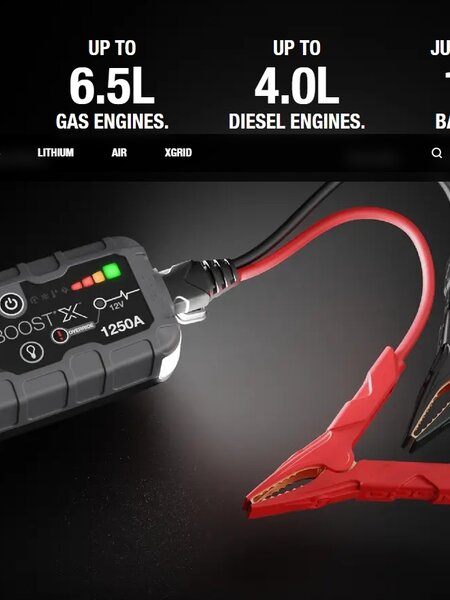 NOCO 1250A 12V Boost X UltraSafe Jump Starter
