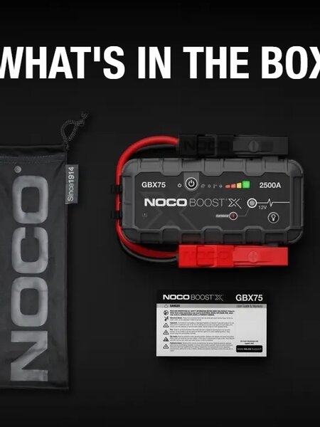 NOCO 2500A 12V Boost X UltraSafe Jump Starter