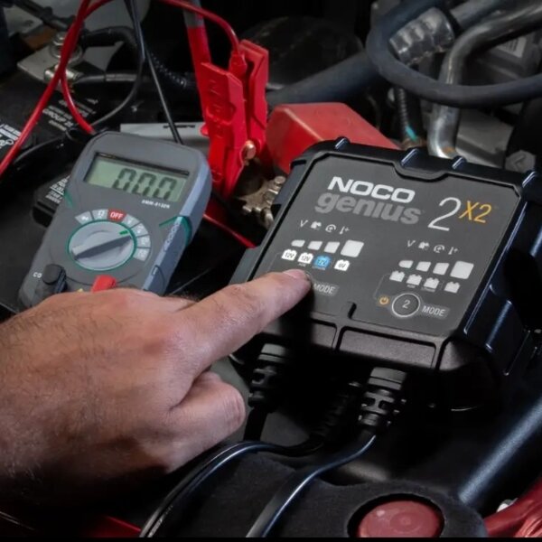 NOCO GENIUS2X2 4A 2-BANK BATTERY CHARGER