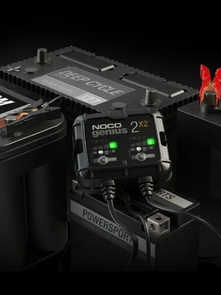 NOCO GENIUS2X2 4A 2-BANK BATTERY CHARGER