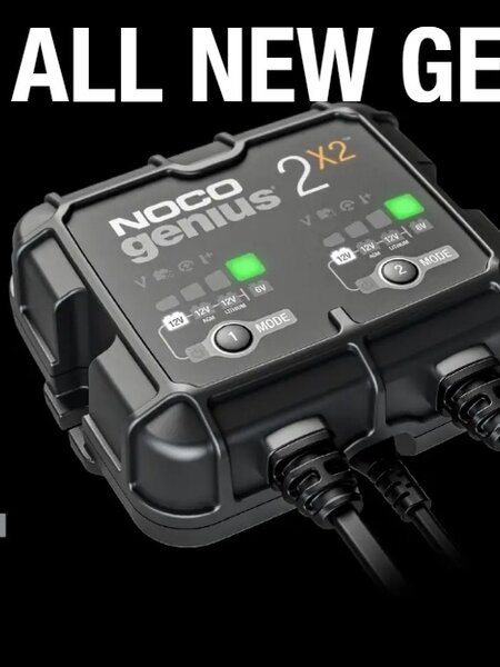 NOCO GENIUS2X2 4A 2-BANK BATTERY CHARGER