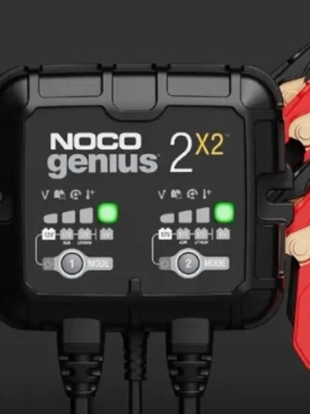 NOCO GENIUS2X2 4A 2-BANK BATTERY CHARGER