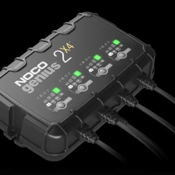 NOCO GENIUS2X4 6/12V 8A 4-BANK BATTERY CHARGE