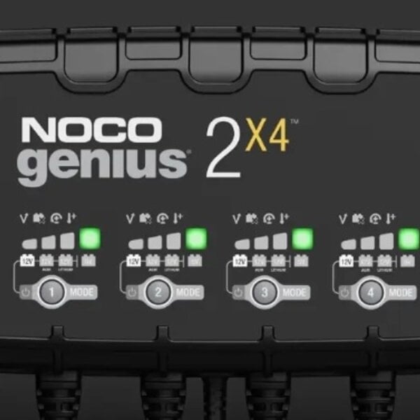 NOCO GENIUS2X4 6/12V 8A 4-BANK BATTERY CHARGE