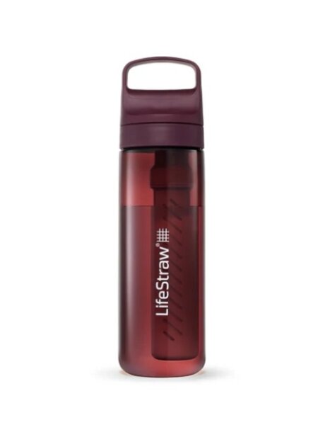 LifeStraw LifeStraw Go 2.0 Water Filter Bottle 650ml - Merlot