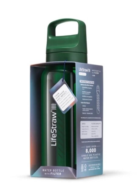 LifeStraw LifeStraw Go 2.0 Water Filter Bottle 650ml - Terrace Green