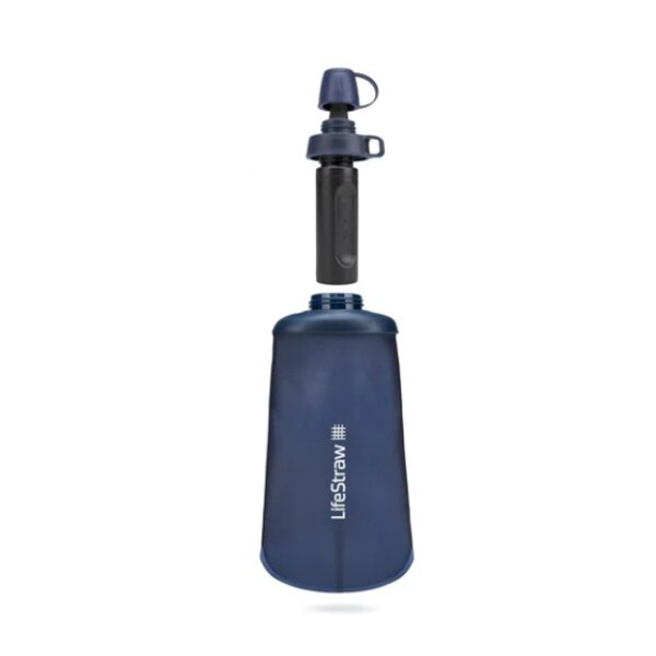 LifeStraw LifeStraw Peak Series Collapsible Squeeze Bottle - 650ml - Mountain Blue
