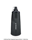 LifeStraw LifeStraw Peak Series Collapsible Squeeze Bottle - 1L - Dark Grey
