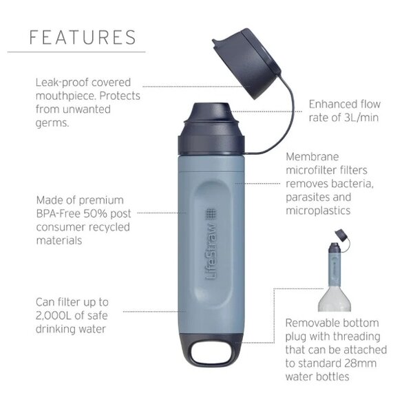 LifeStraw LifeStraw Peak SOLO - Pink Lemonade
