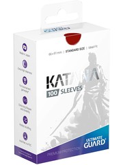 Ultimate Guard Katana Sleeves 100 Red