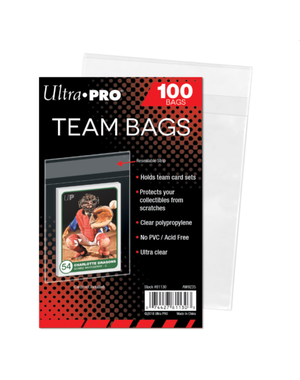 Ultra Pro Resealable Team Bags (100-Pack)