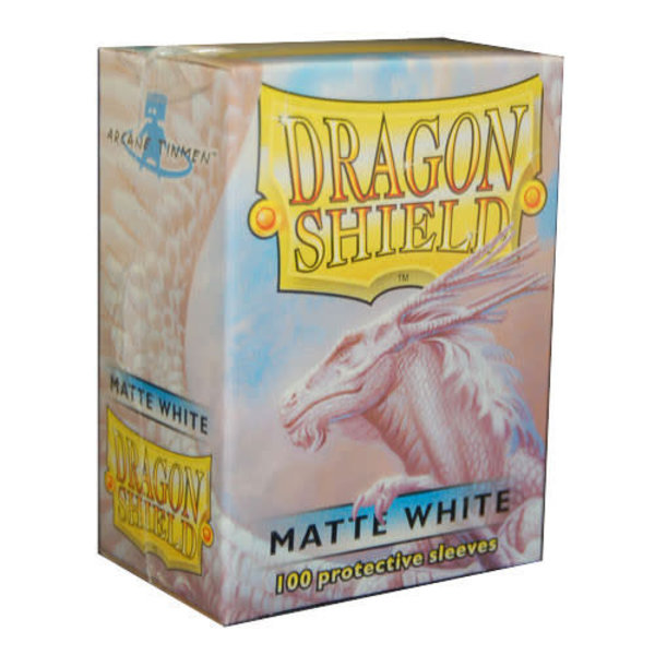 Arcane Tinmen Dragon Shield White Matte 100 Standard