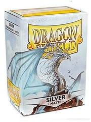 Arcane Tinmen Dragon Shield Silver Matte 100 Standard