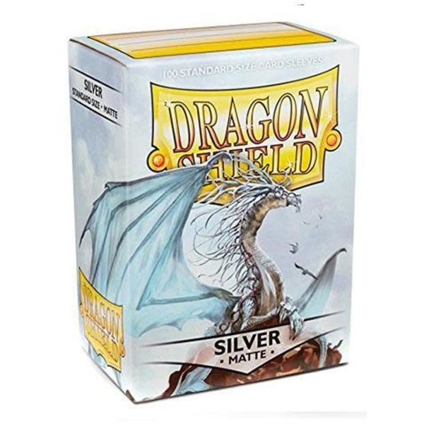 Arcane Tinmen Dragon Shield Silver Matte 100 Standard