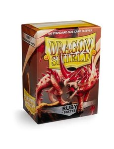 Arcane Tinmen Dragon Shield Ruby Matte 100 Standard