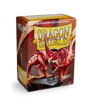 Arcane Tinmen Dragon Shield Ruby Matte 100 Standard