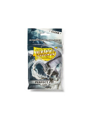 Dragon Shield Sleeves Perfect Fit Clear/Smoke (100) - Kingdom of the Titans