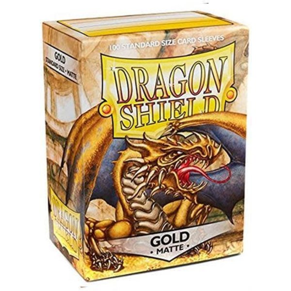 Arcane Tinmen Dragon Shield Gold Matte 100 Standard