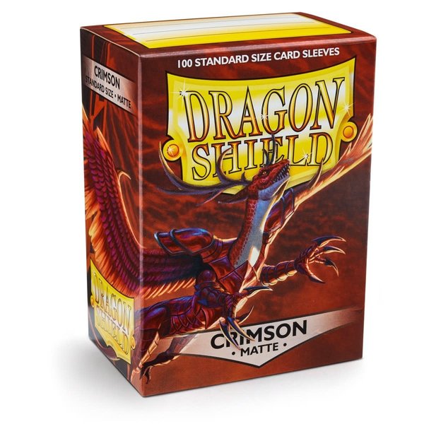 Arcane Tinmen Dragon Shield Crimson Matte 100 Standard