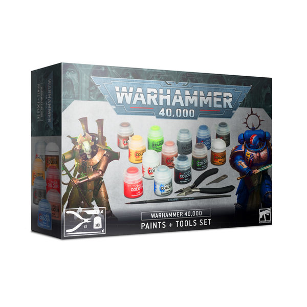 Warhammer 40,000 Warhammer 40,000: Paints + Tools Set