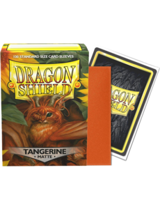 Arcane Tinmen Dragon Shield Tangerine Matte 100 Standard
