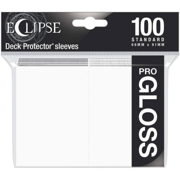 Ultra Pro Eclipse Gloss Standard Sleeves Arctic White