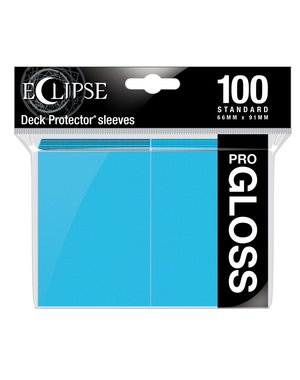 Ultra Pro Eclipse Gloss Standard Sleeves Sky Blue